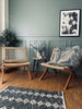Loungestolar för inne och ute – Set med 2 st