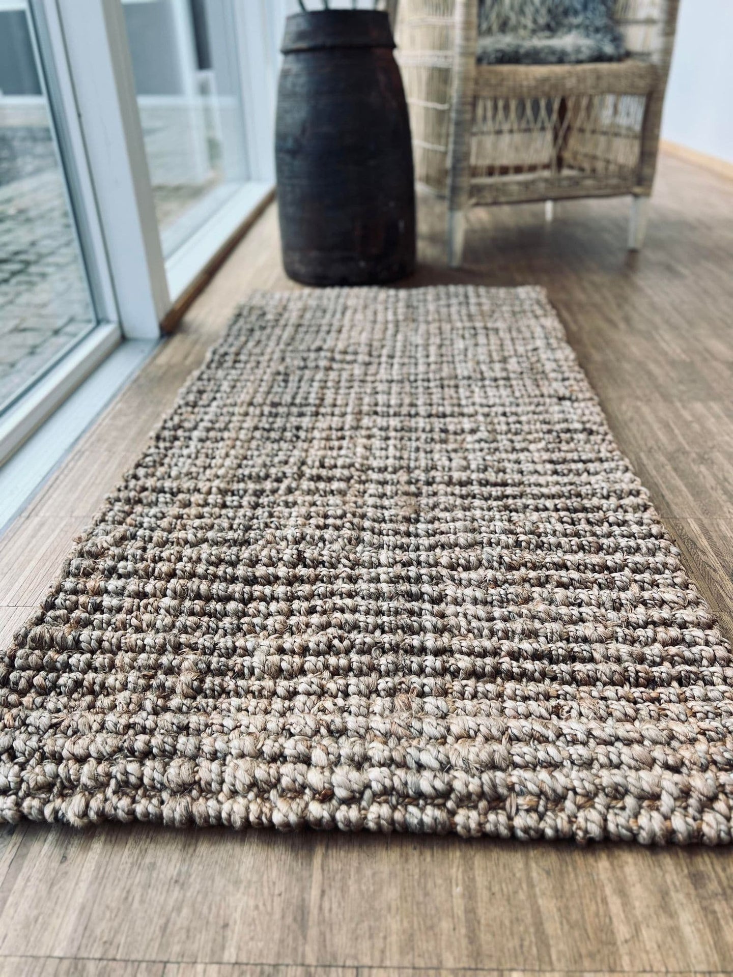 Luksus måtte i jute – 60x120cm - VIAMAJA.DK