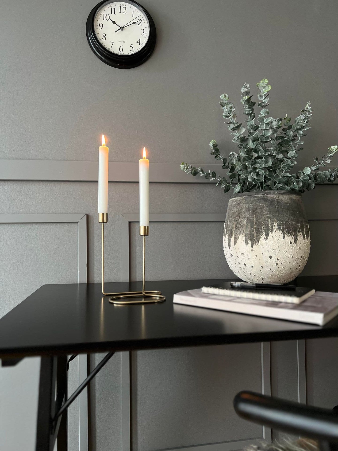Lysestage - Dobbelt guld assorteret - VIAMAJA.DK