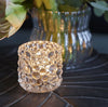 Ljuslykta Dots i klart glas