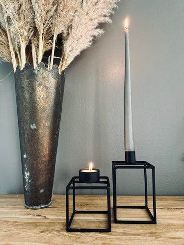 Lysestage fyrfadslys Black Nora - VIAMAJA.DK
