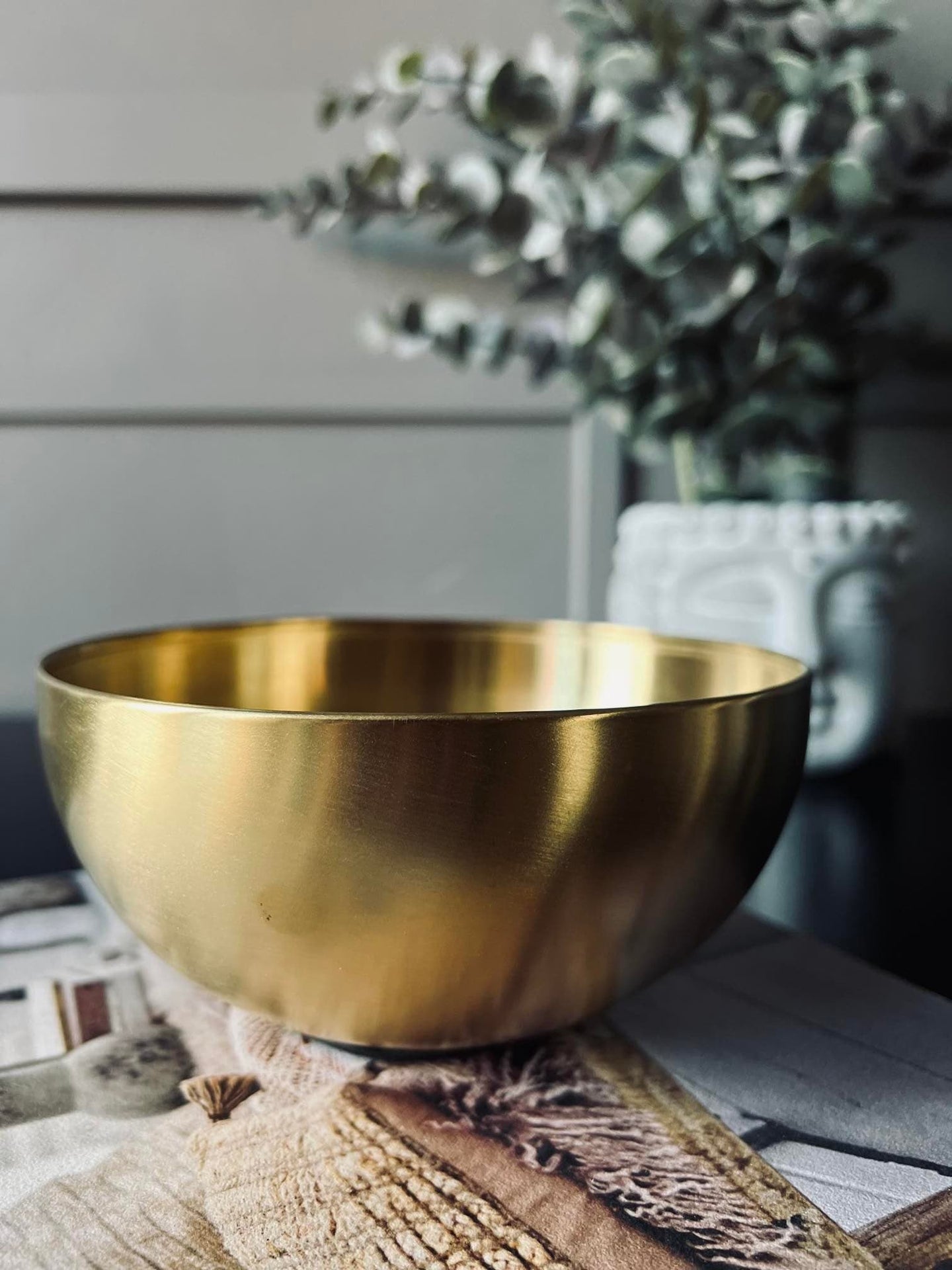 Lysestage - Gold Bowl - VIAMAJA.DK