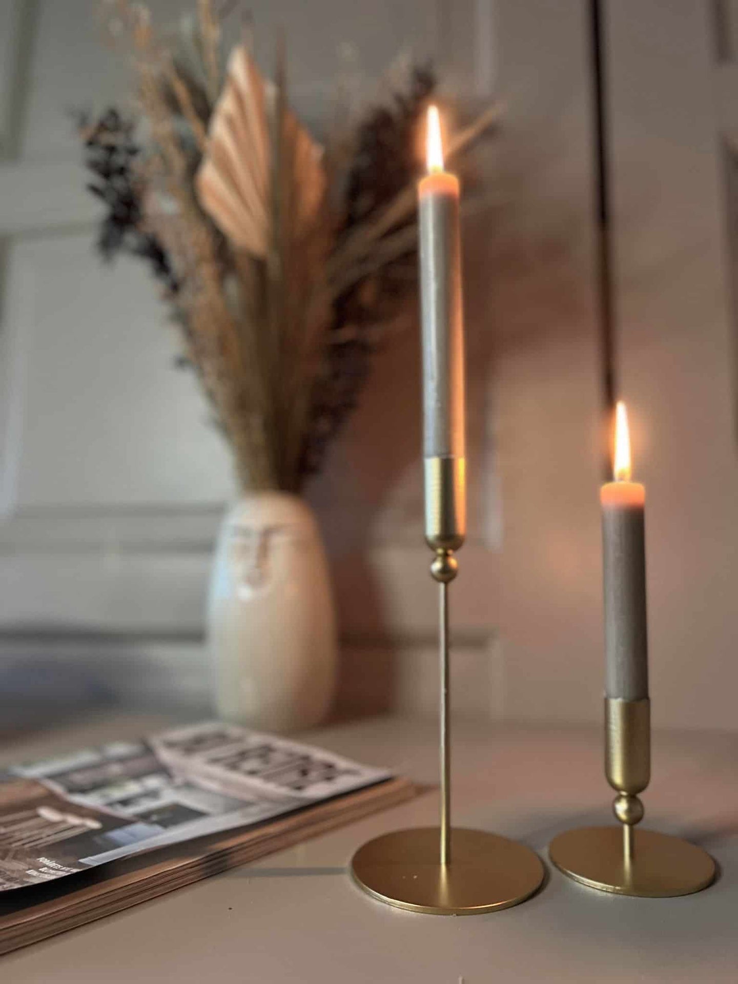 Lysestage Nelly - Guld - VIAMAJA.DK