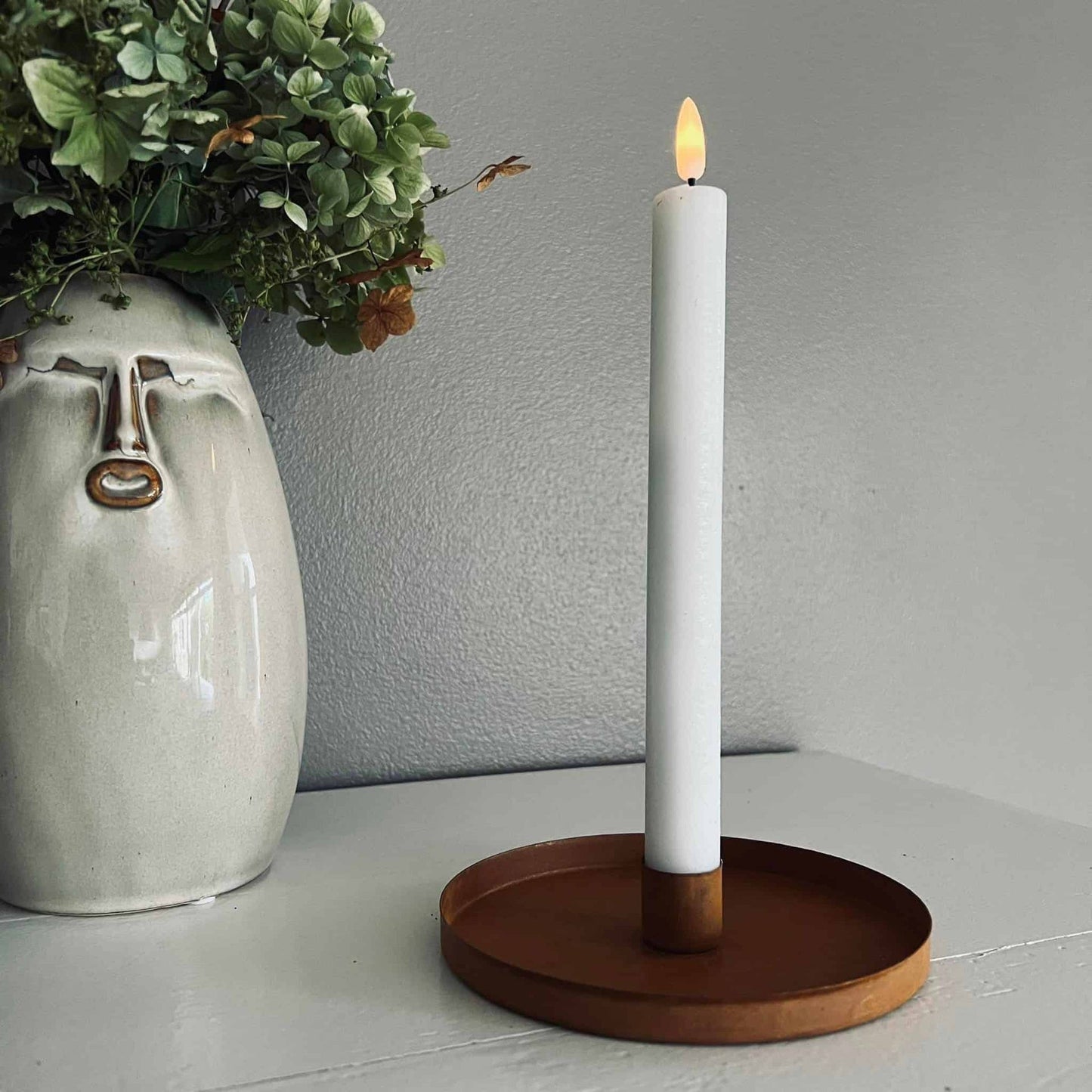 Lysestage Rust – dia 14cm - VIAMAJA.DK