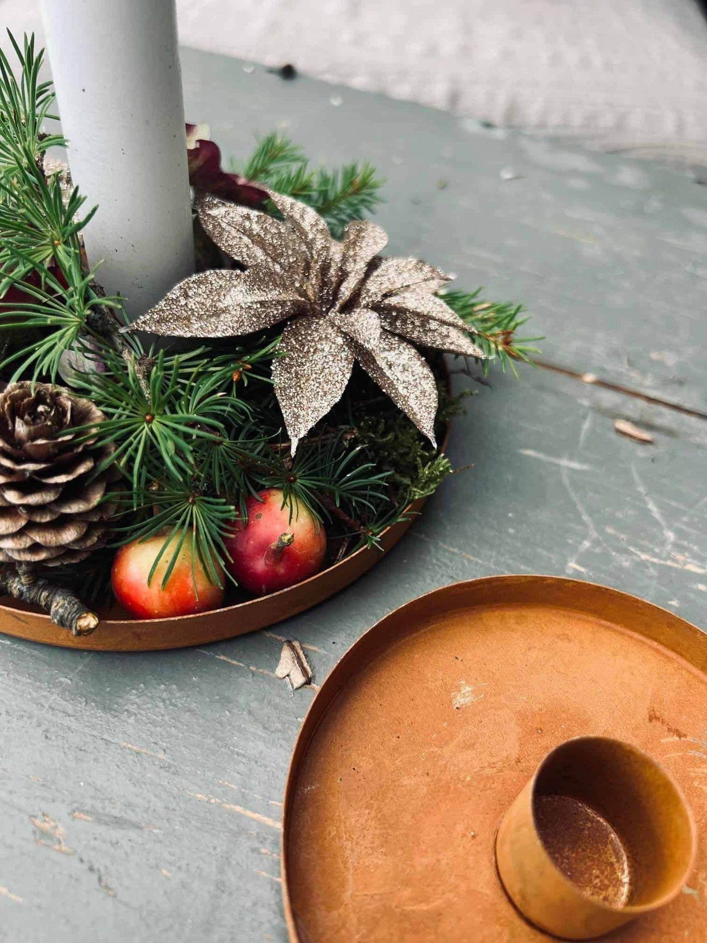 Lysestage Rust – dia 14cm - VIAMAJA.DK