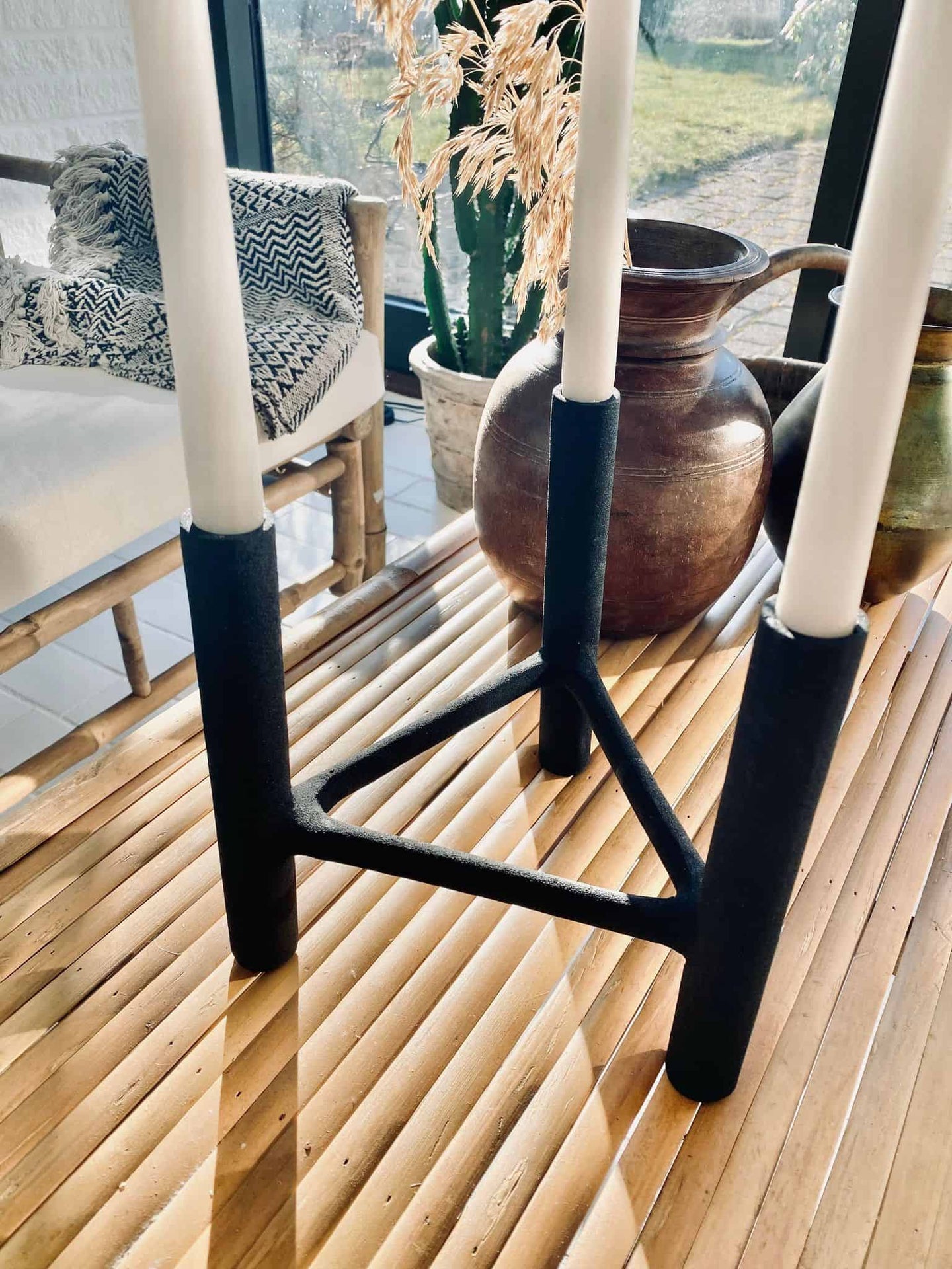 Lysestage, Sort, Aluminium - VIAMAJA.DK