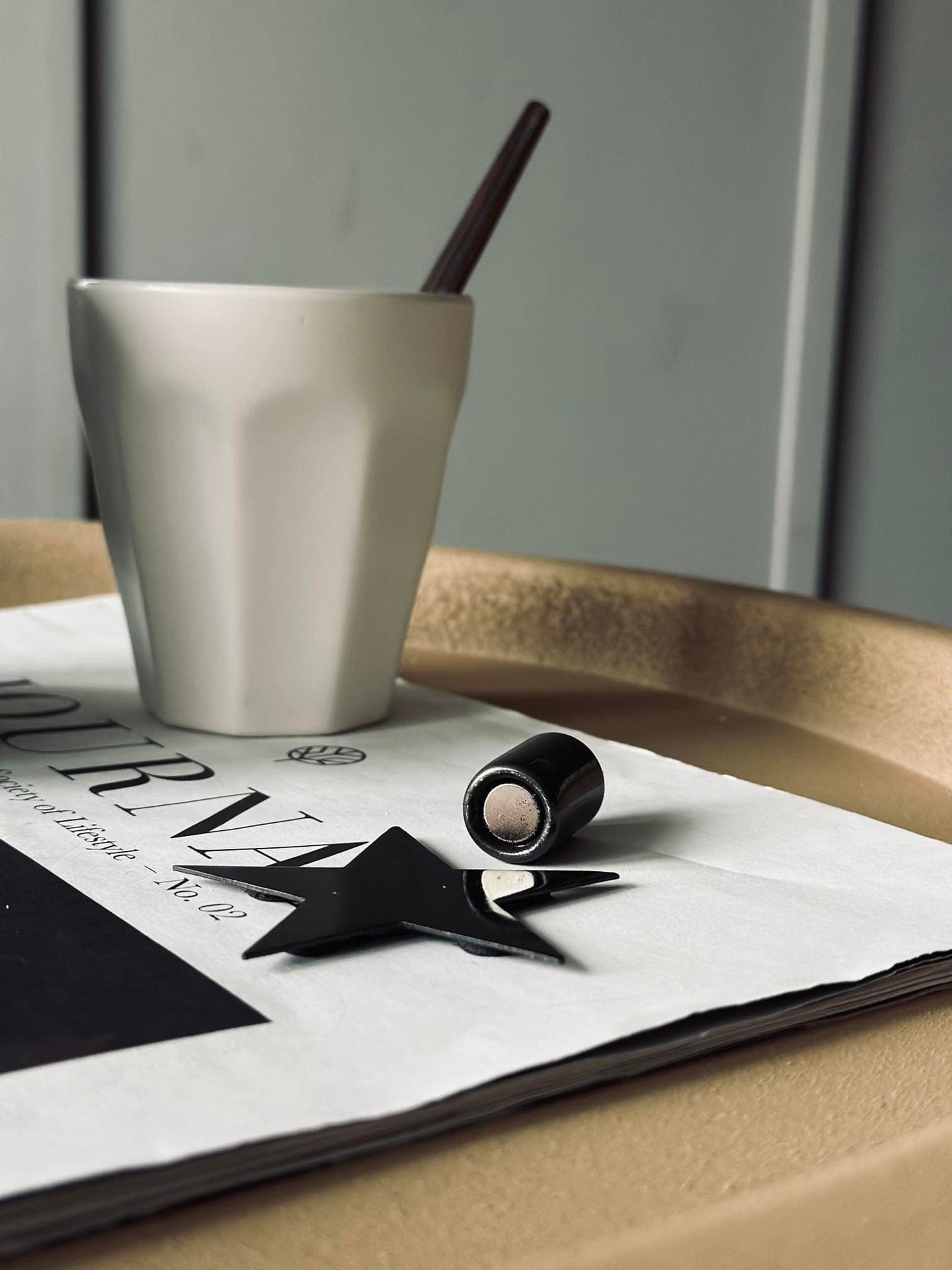 Lysestage Stjerne Sort – Kertelys - VIAMAJA.DK