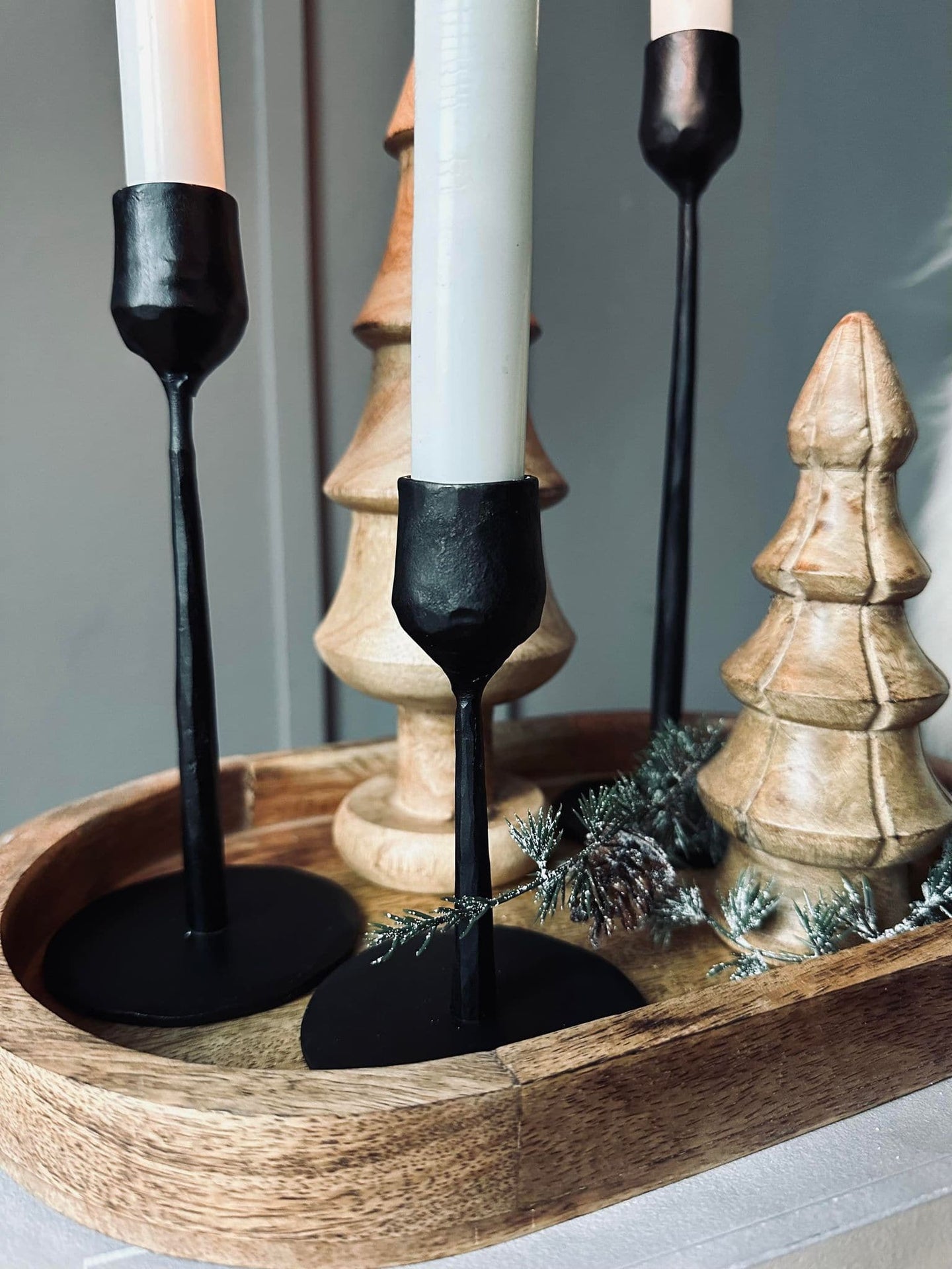 Lysestage – Støbejern 12cm - VIAMAJA.DK