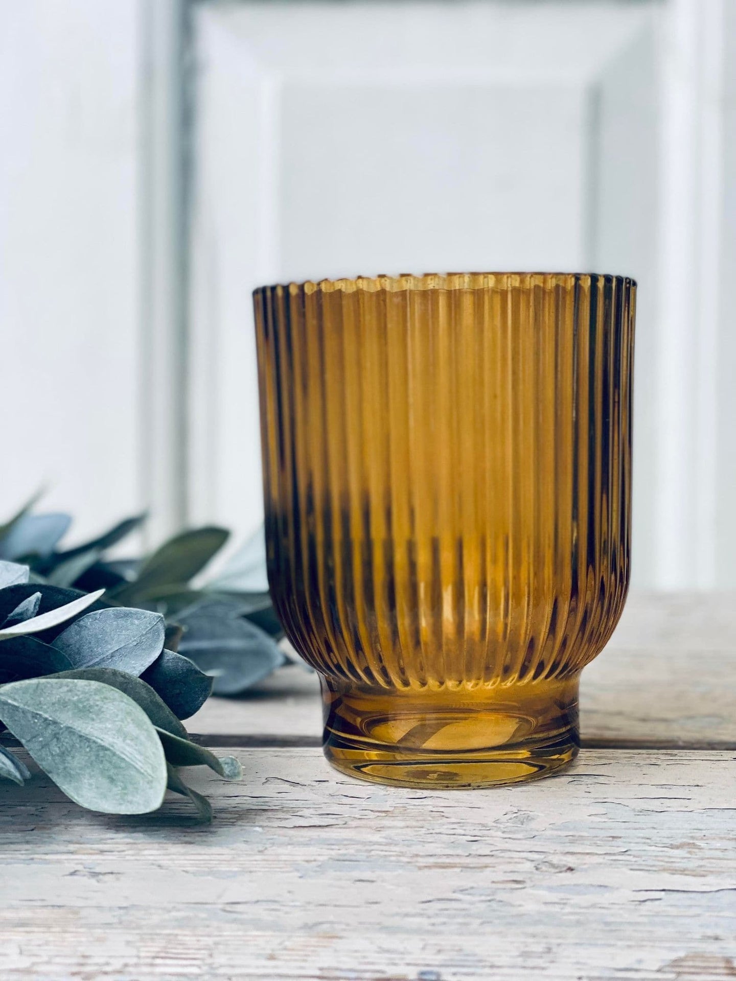 Lysestage til fyrfadslys - Amber 13 cm - VIAMAJA.DK