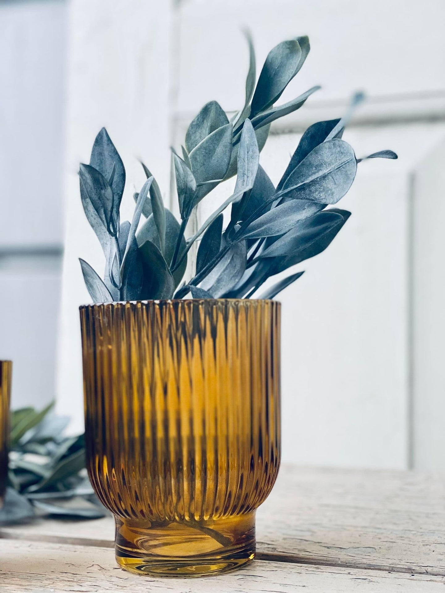 Lysestage til fyrfadslys - Amber 13 cm - VIAMAJA.DK