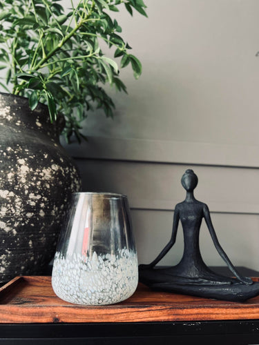 Lysestage til fyrfadslys - GLAS ART - VIAMAJA.DK