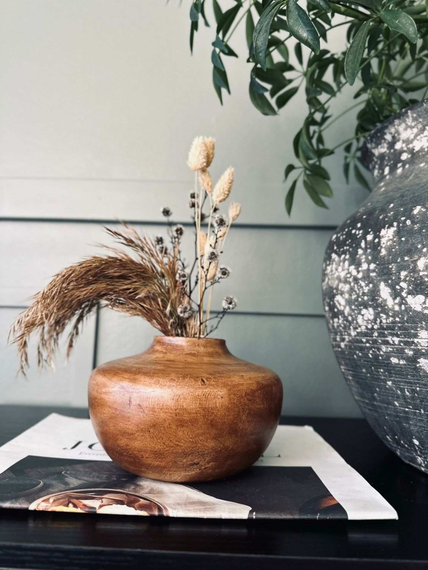 Lysestage / vase wood - VIAMAJA.DK