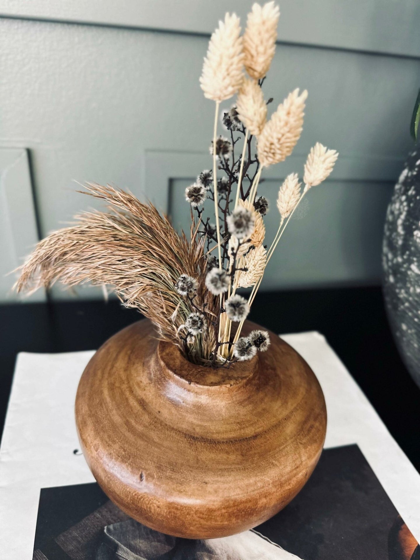 Lysestage / vase wood - VIAMAJA.DK