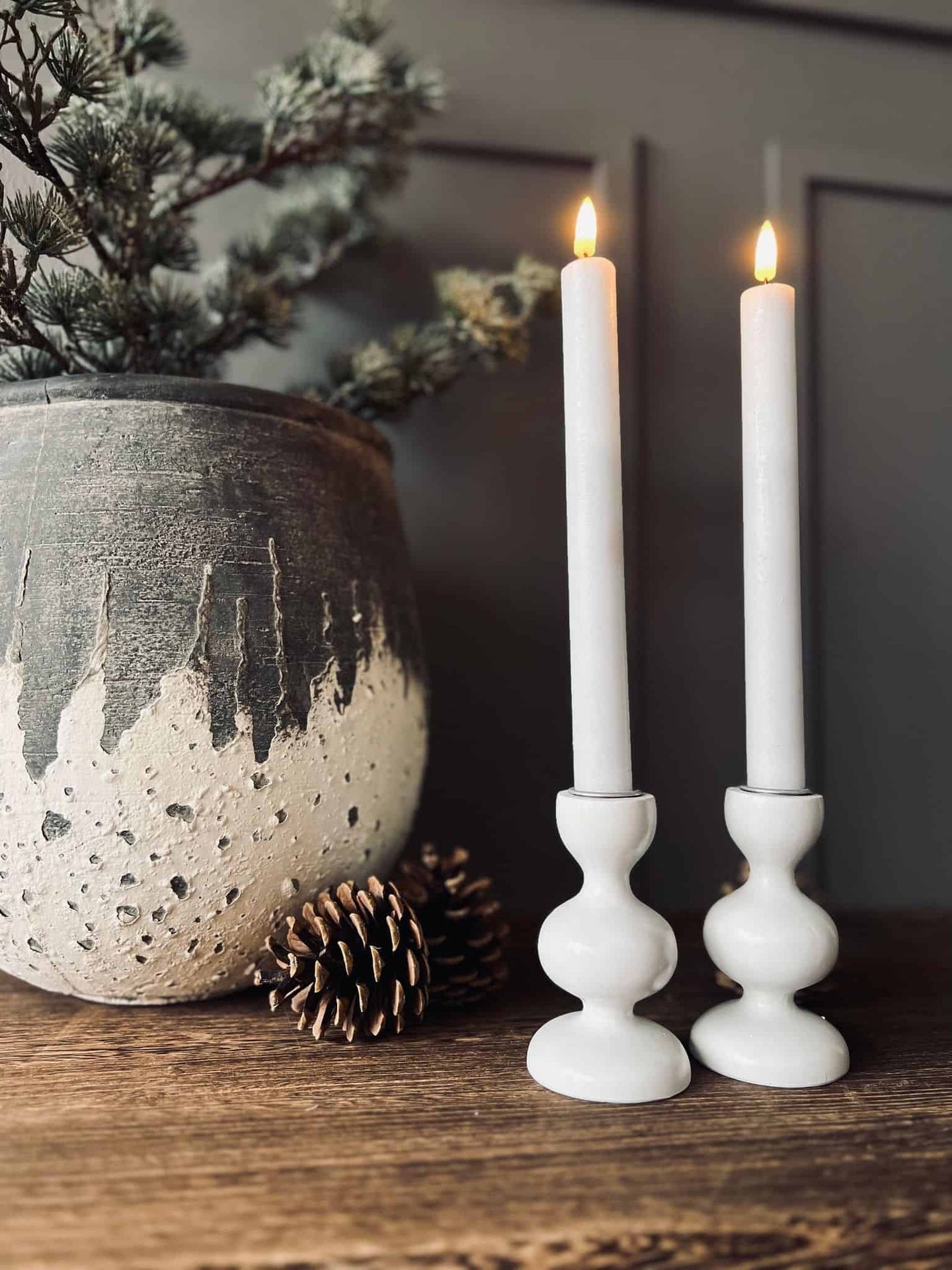 Lysestage - White poly - VIAMAJA.DK