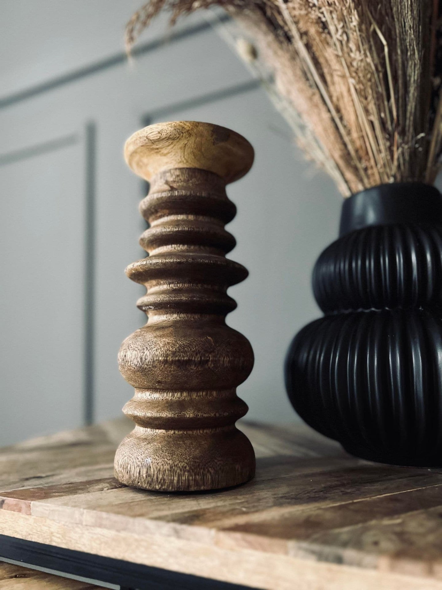 Lysestage - Wood 24cm - VIAMAJA.DK