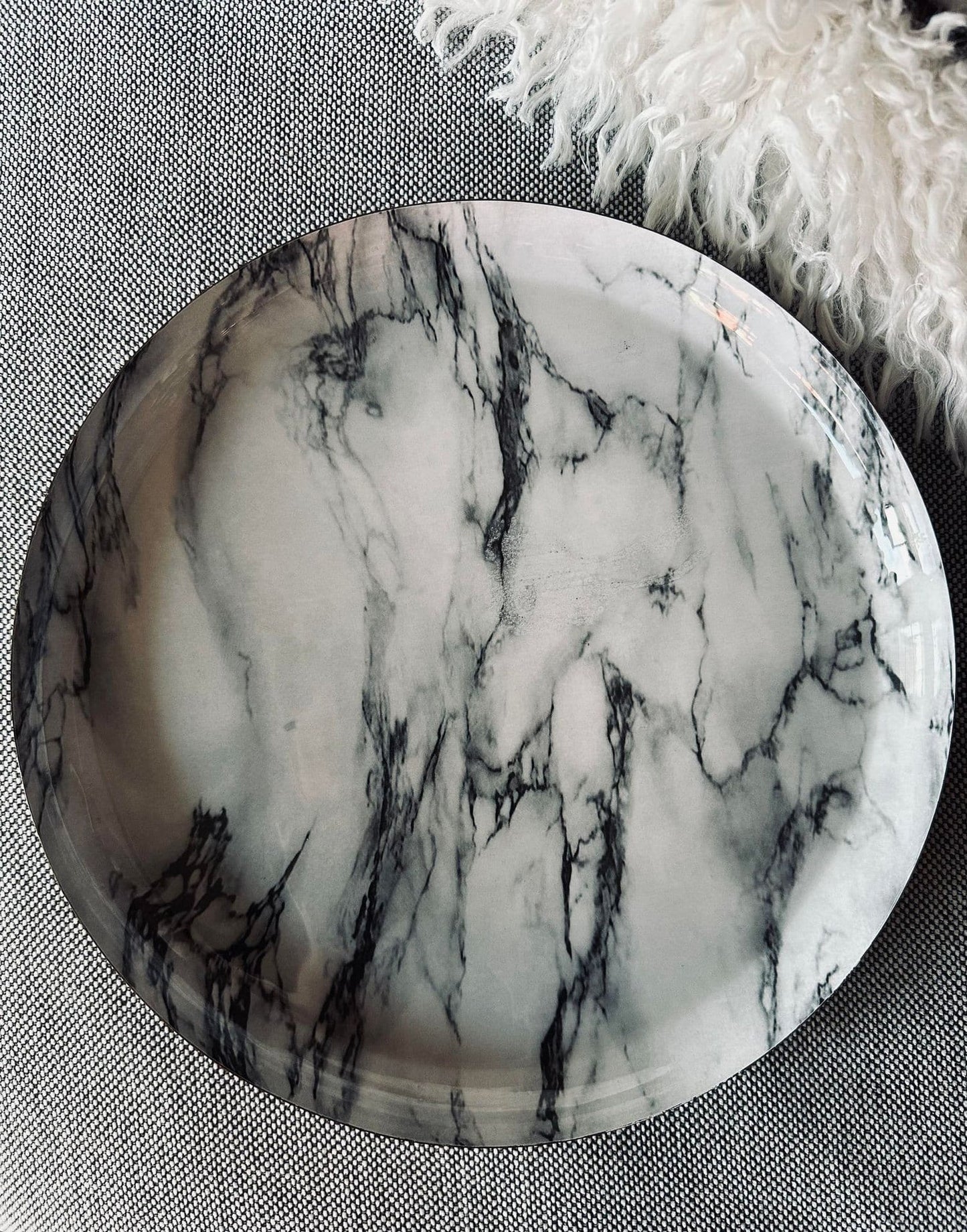 Lysfad marmor look - VIAMAJA.DK