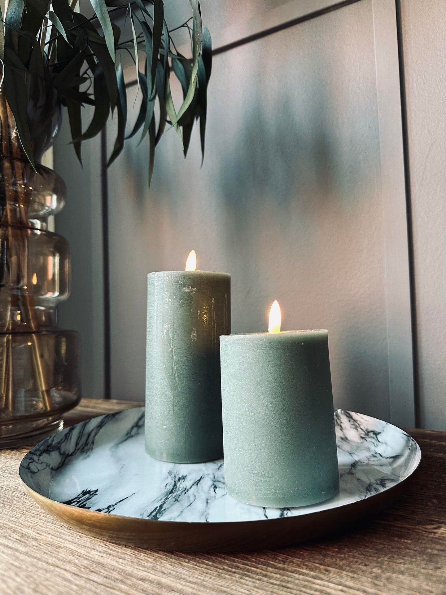 Lysfad marmor look - VIAMAJA.DK