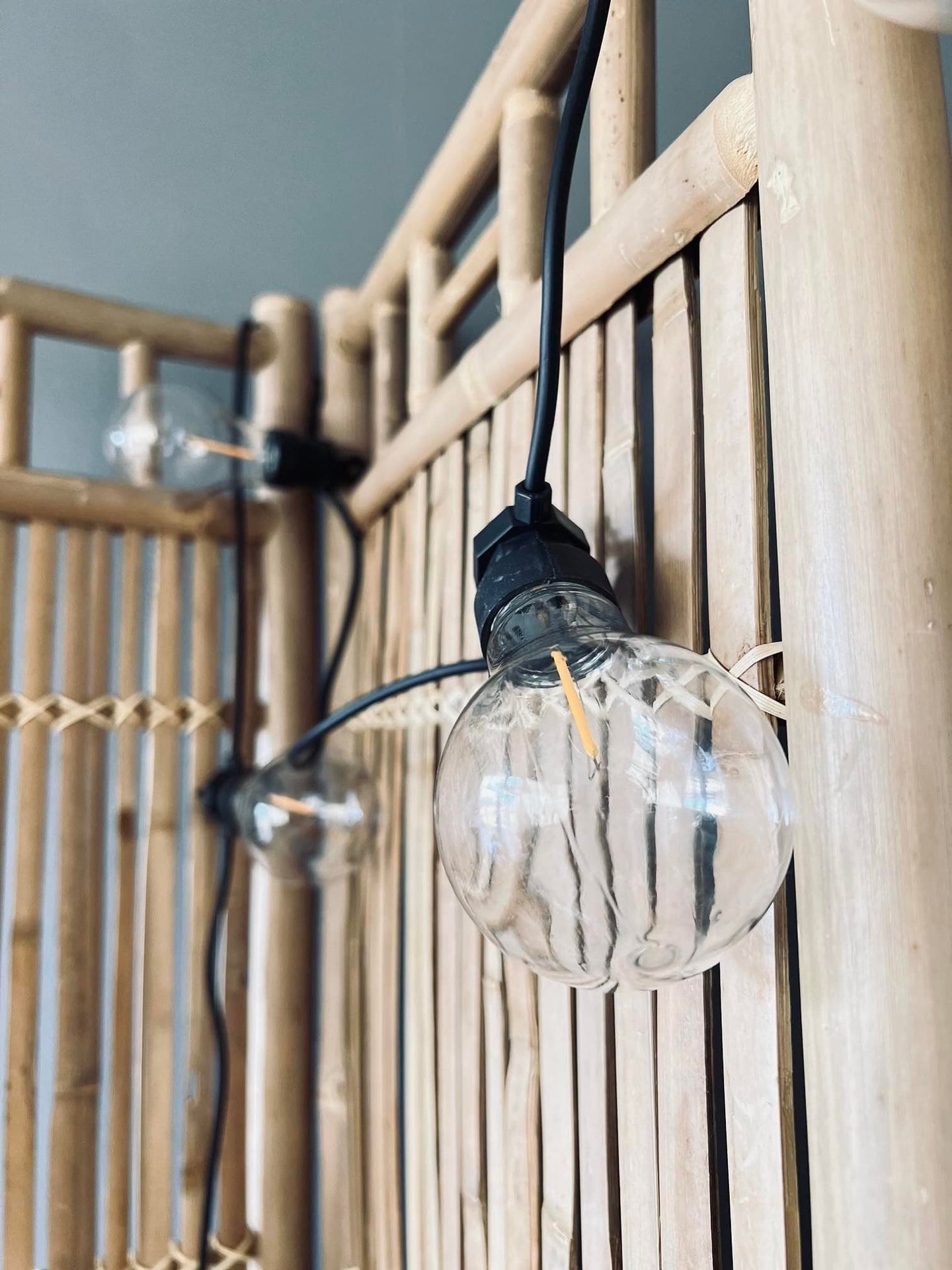 Lyskæde LED varm hvid - Kan forlænges - Godkendt til ude - VIAMAJA.DK