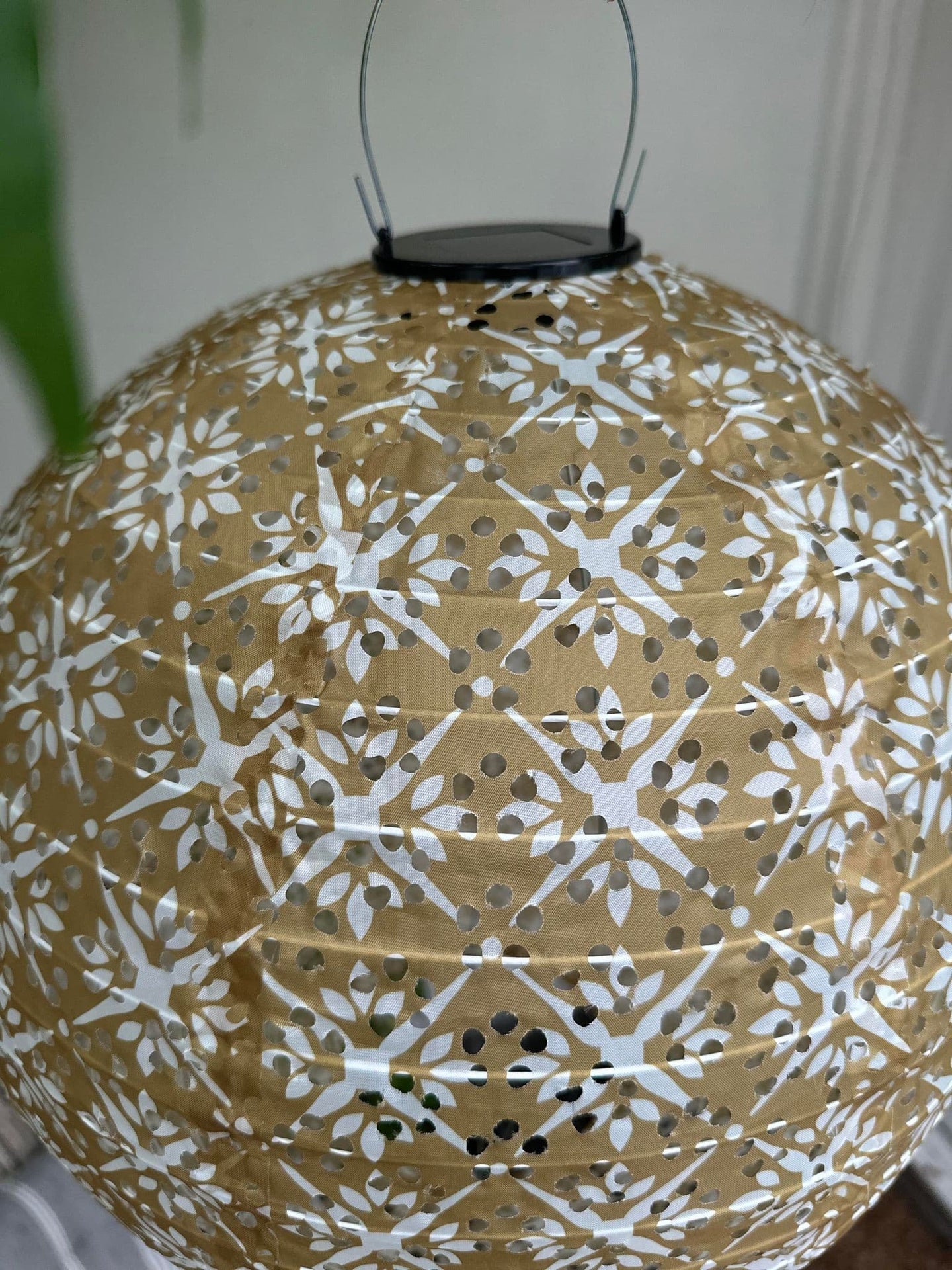 Lyskugle med solceller - SUMMER GOLD - VIAMAJA.DK