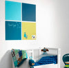 Magnetisk Glastavla Aqua grön– 45×45