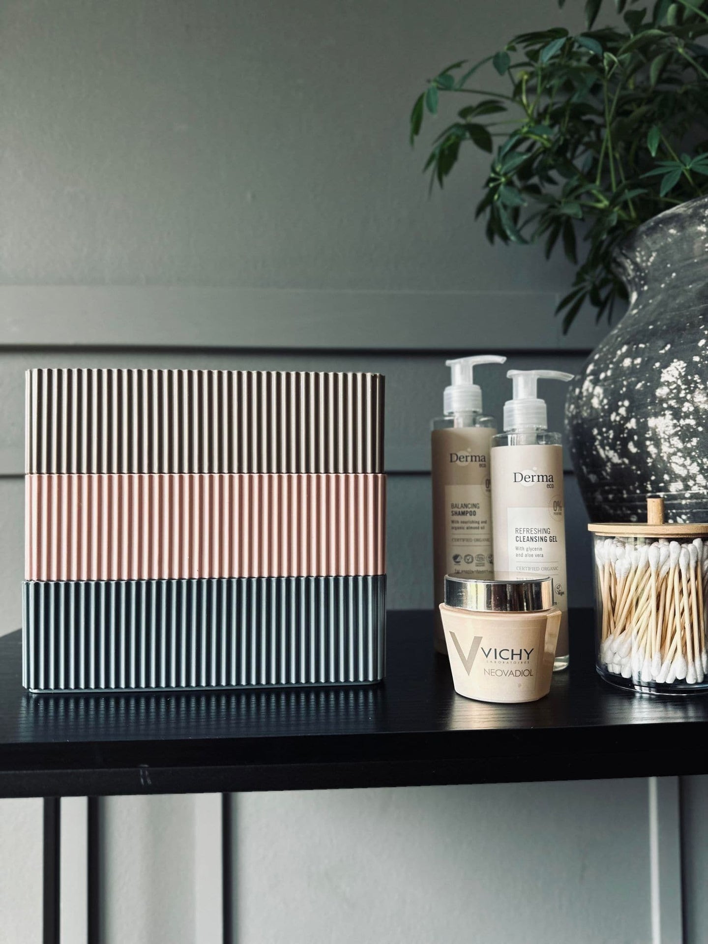 Makeup organiser - Rosa - VIAMAJA.DK