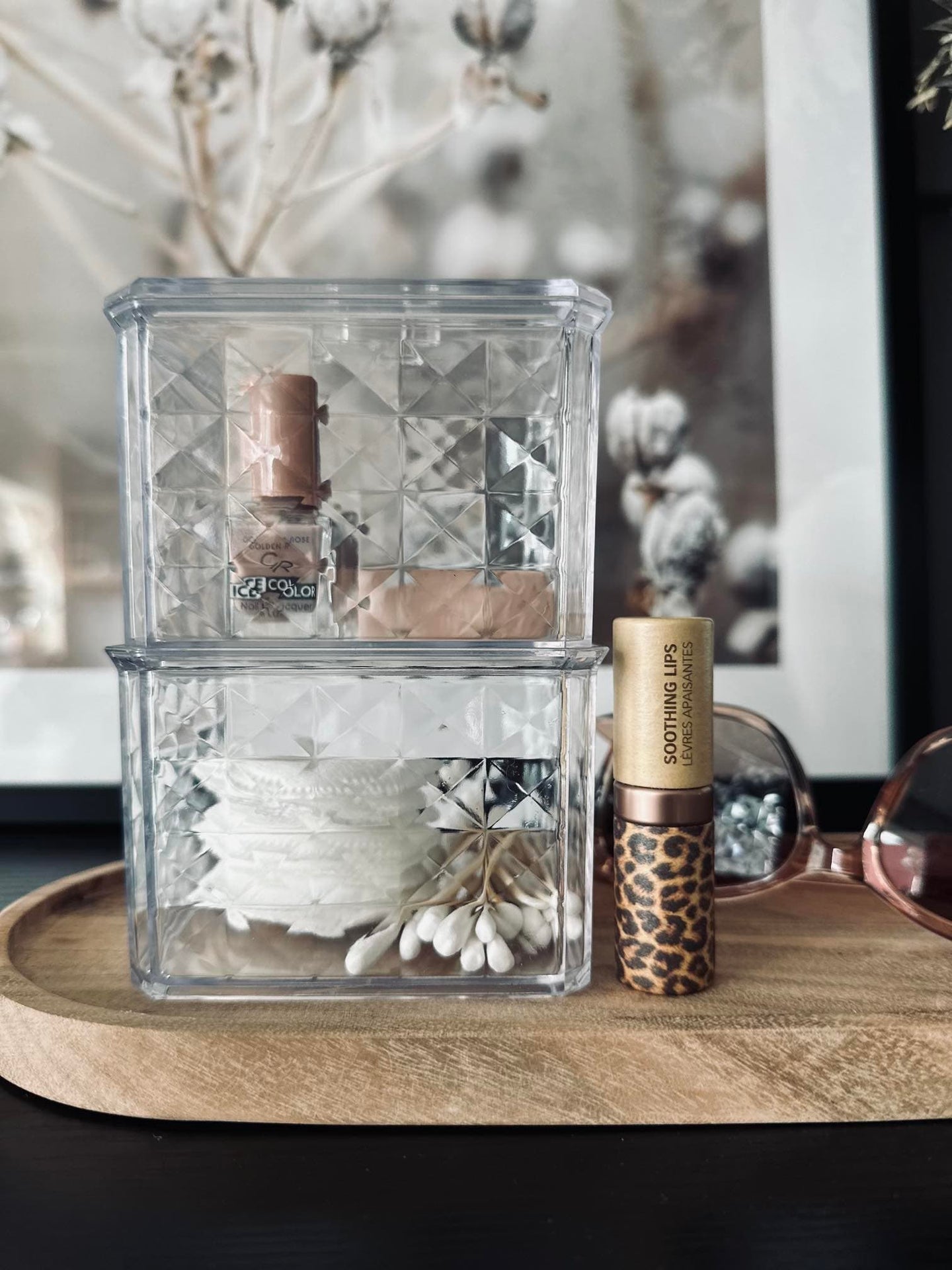 Makeup organizer - 2 kasser - VIAMAJA.DK