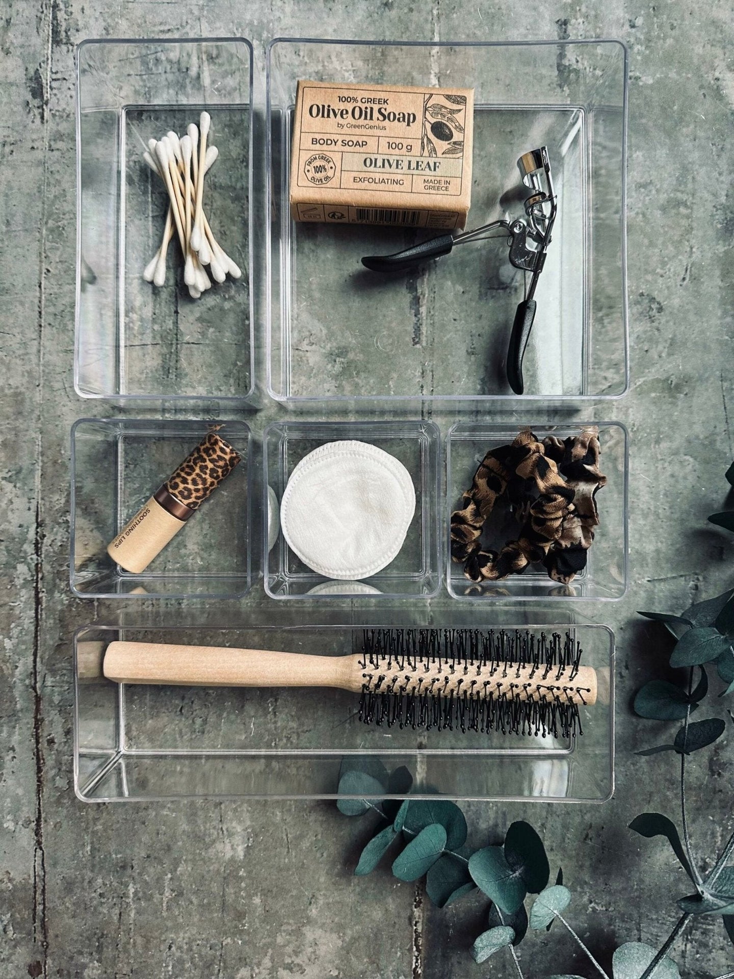 Makeup organizer til skuffe - 6 dele - VIAMAJA.DK