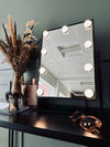 Hollywood Makeup-spegel med ljus - Black