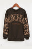 Bluse Sevilla - Brown/Leo