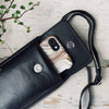 Mobil crossbody FREJA, svart - Svart skinn