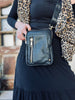 Mobilväska - ALINA - Black / gold