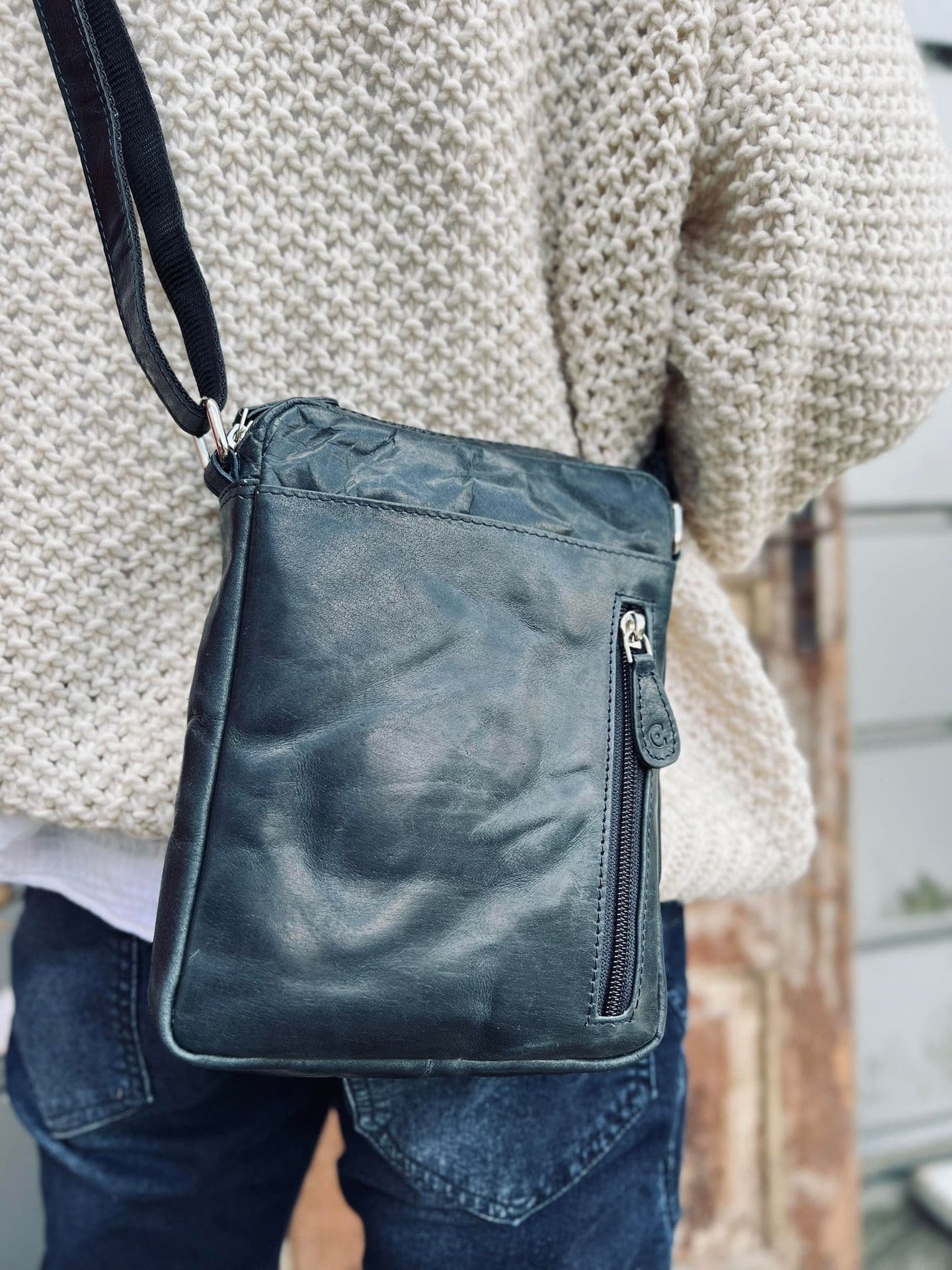 Mobiltaske Daily – Vintage blue - VIAMAJA.DK