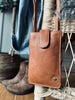 Mobilväska Small Aura Cognac