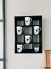 Mugshelf m. 12 fack