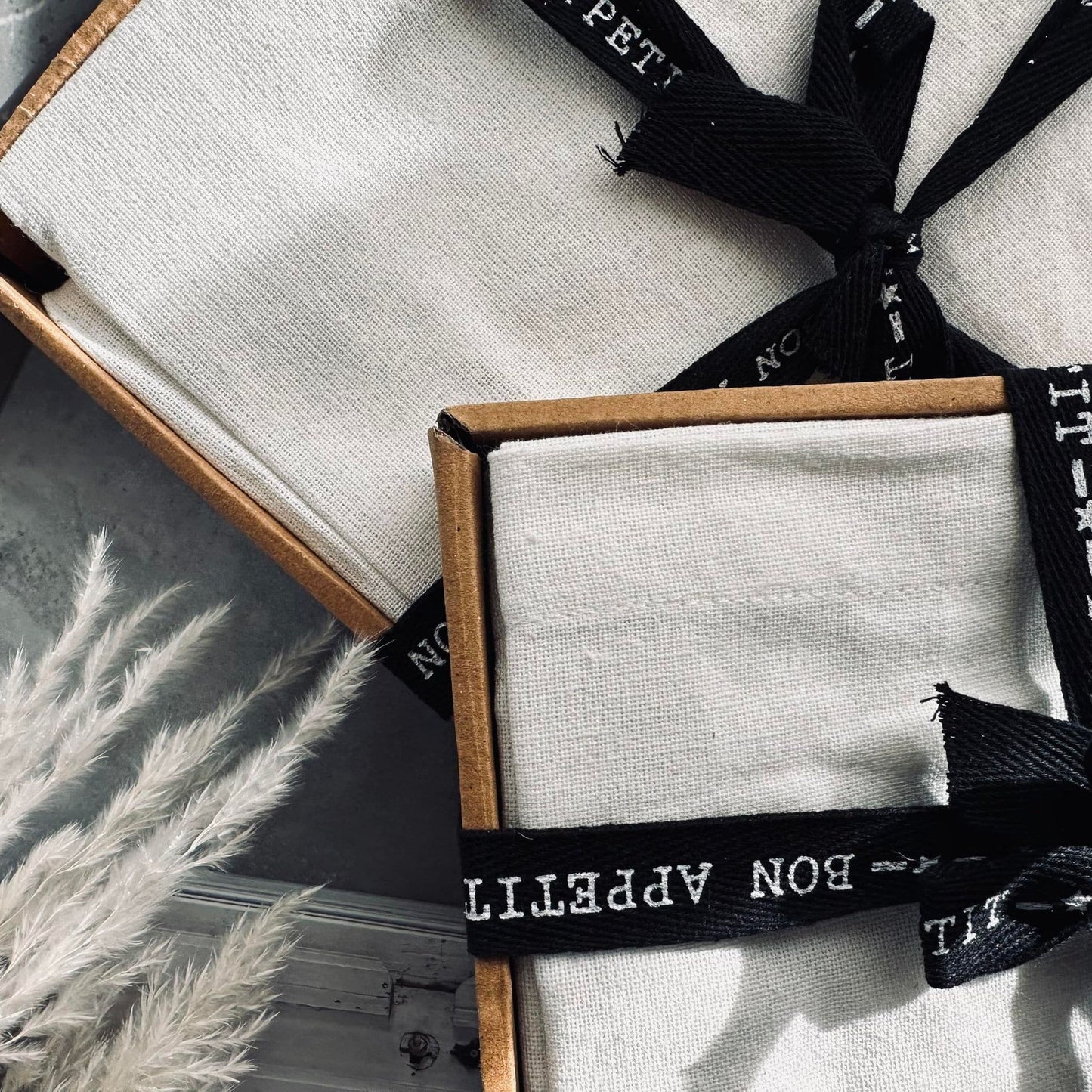 Mundserviet 4 stk – Off white - VIAMAJA.DK