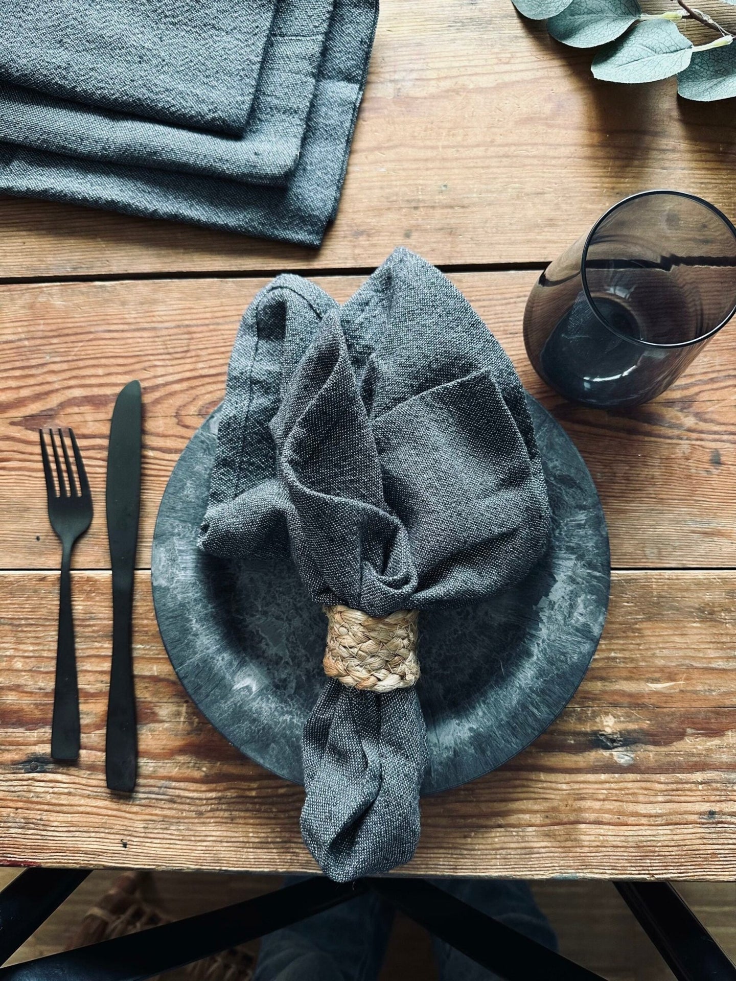 Mundservietter koks – 4 stk - VIAMAJA.DK