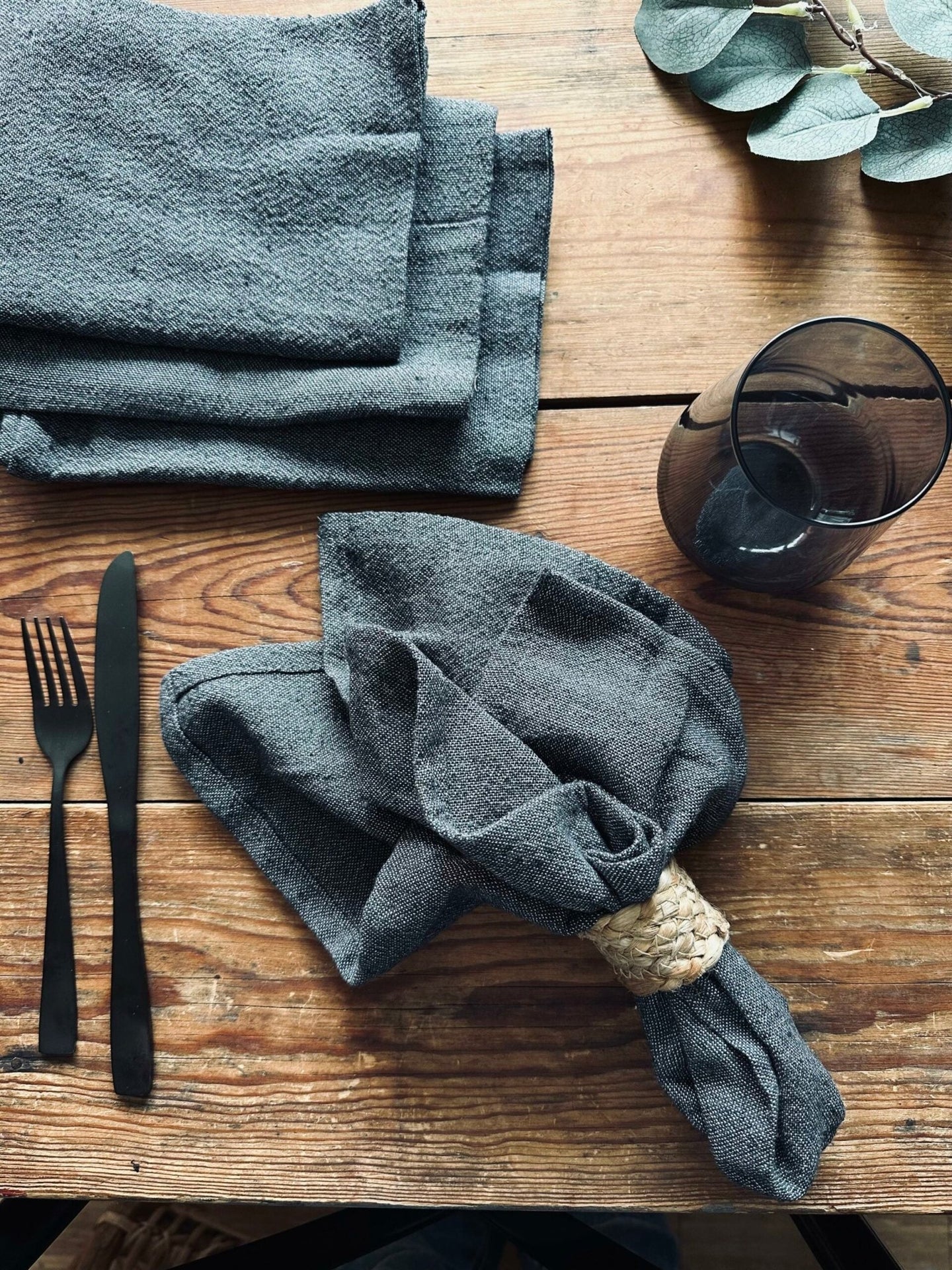 Mundservietter koks – 4 stk - VIAMAJA.DK