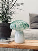 MUSHROOM Lampa med LED – Grönt munblåst glas