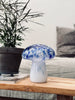 MUSHROOM-lampa m. LED – Royal blue munblåst glas