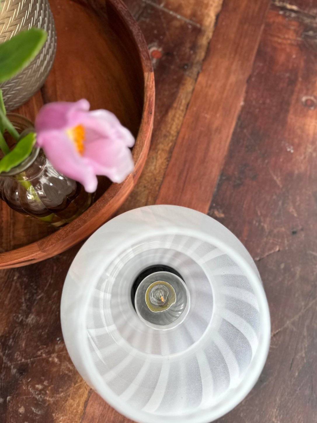 Mushroom Small – Hvid mundblæst glas - VIAMAJA.DK