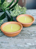 Ljus med doft av citron - 2 st