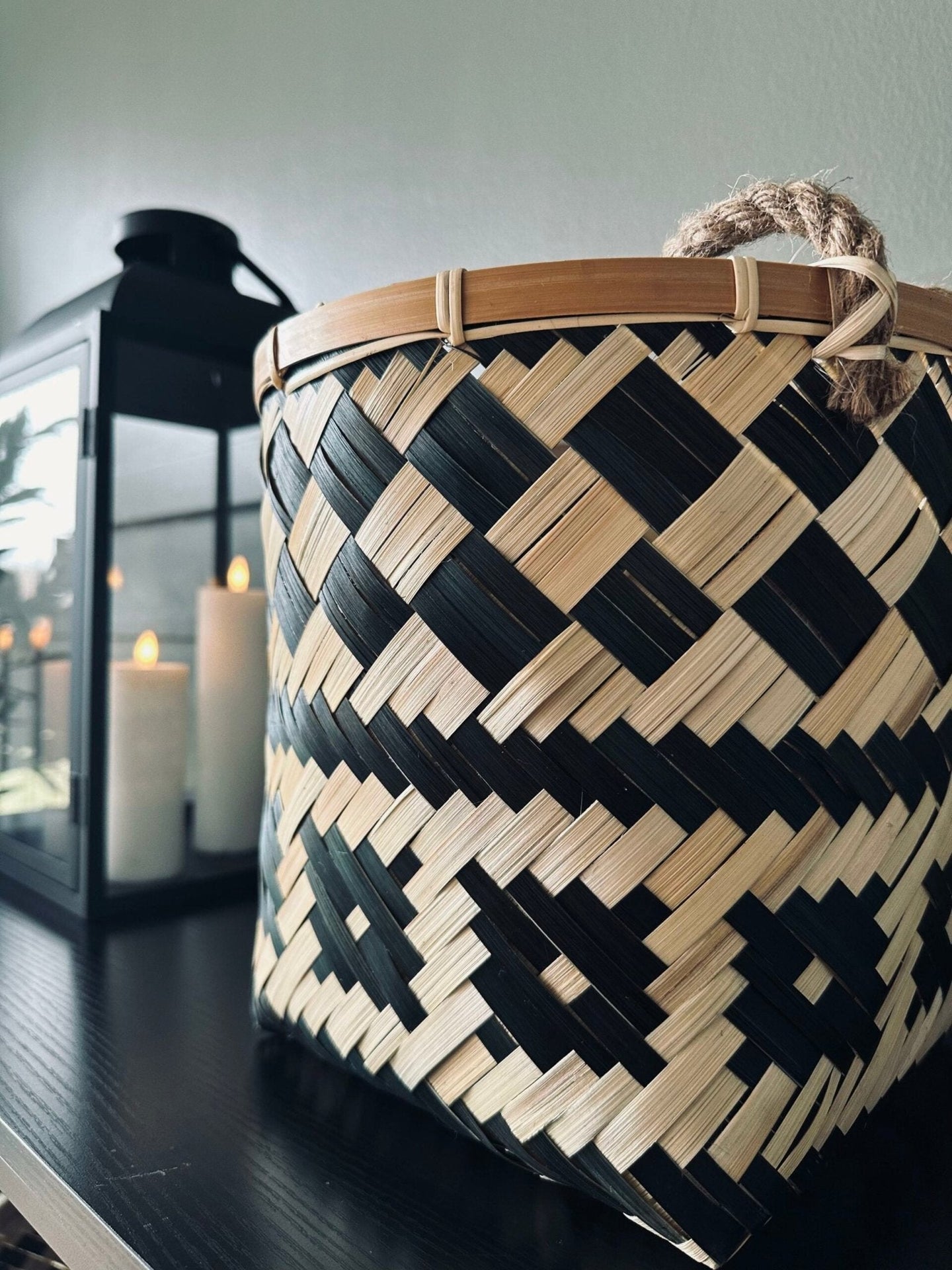 Naturkasser i 3 størrelser – Bambus håndlavet - VIAMAJA.DK