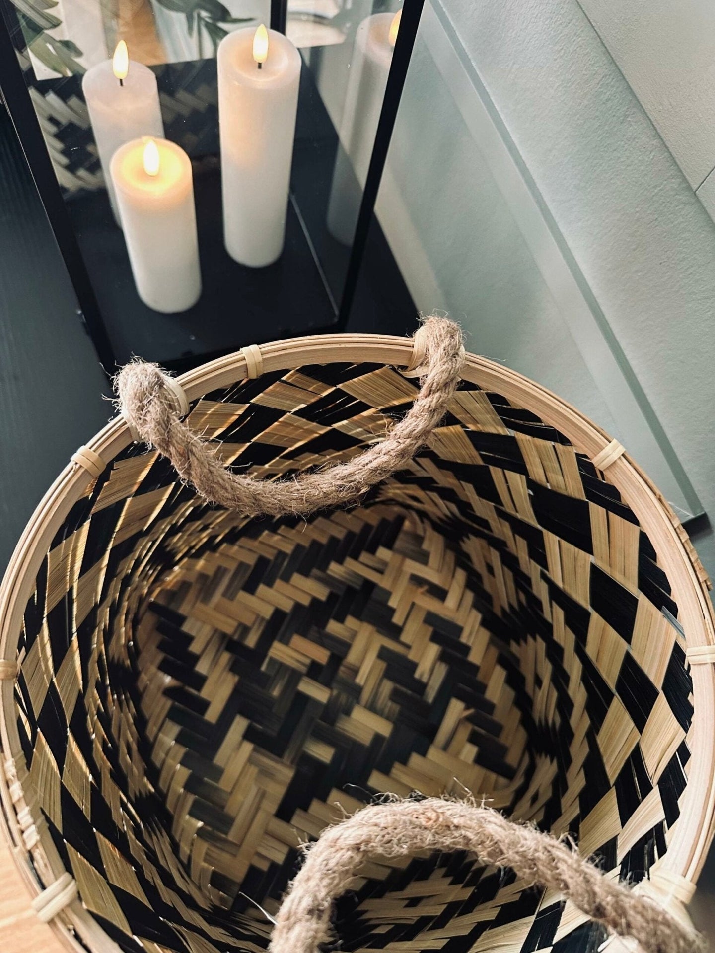 Naturkasser i 3 størrelser – Bambus håndlavet - VIAMAJA.DK