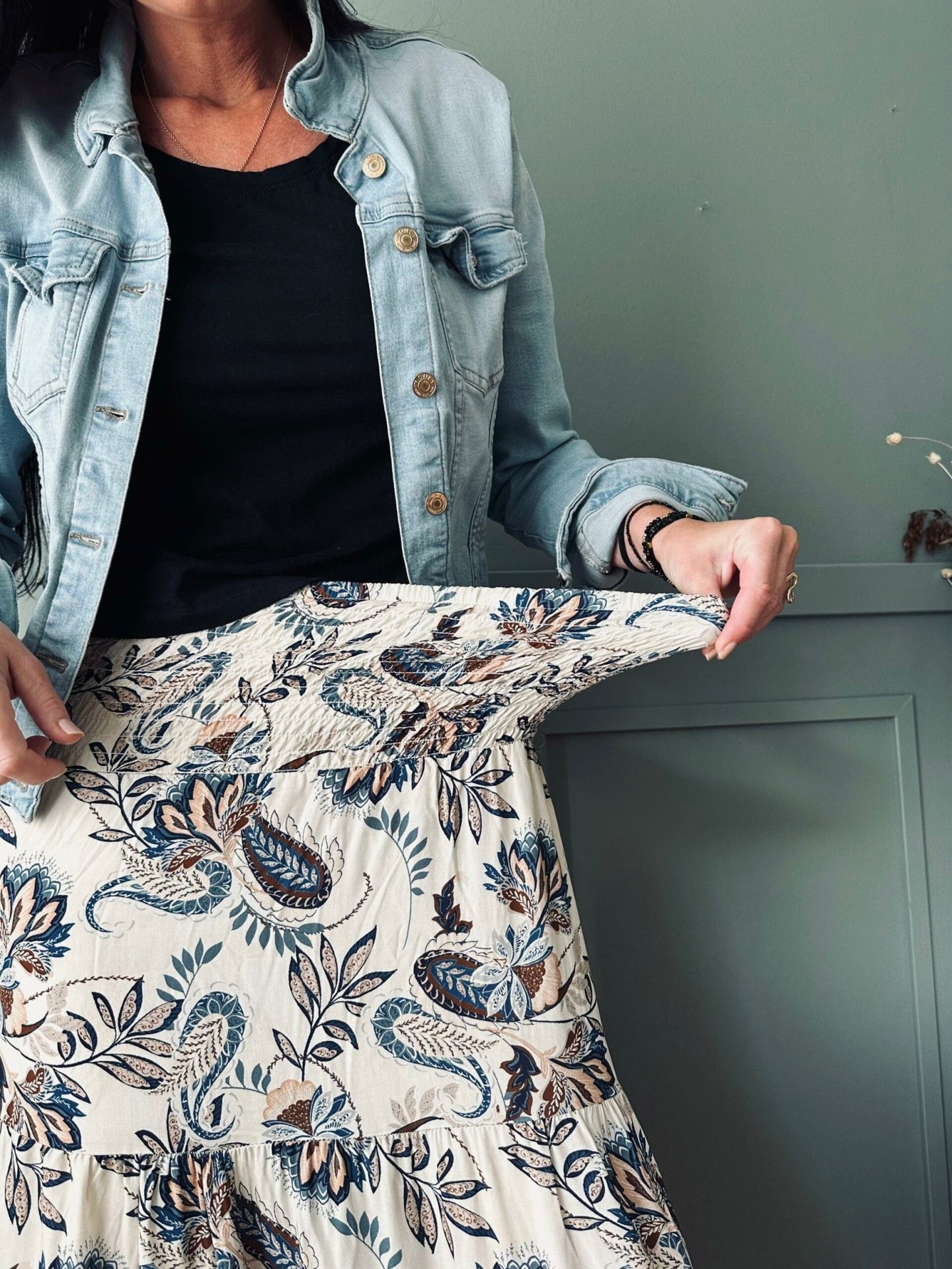 Nederdel Boho - Anna - VIAMAJA.DK