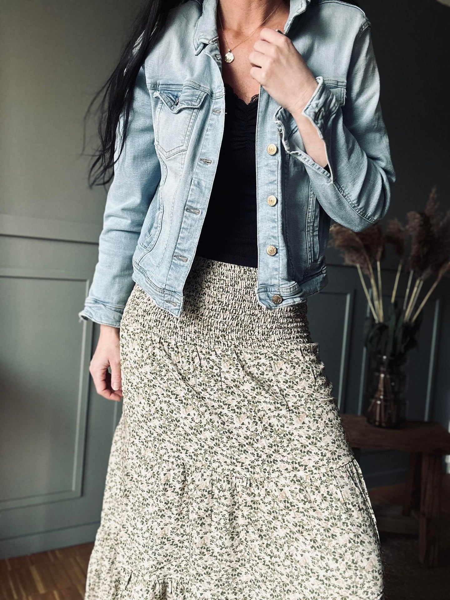 Nederdel Boho Green - VIAMAJA.DK