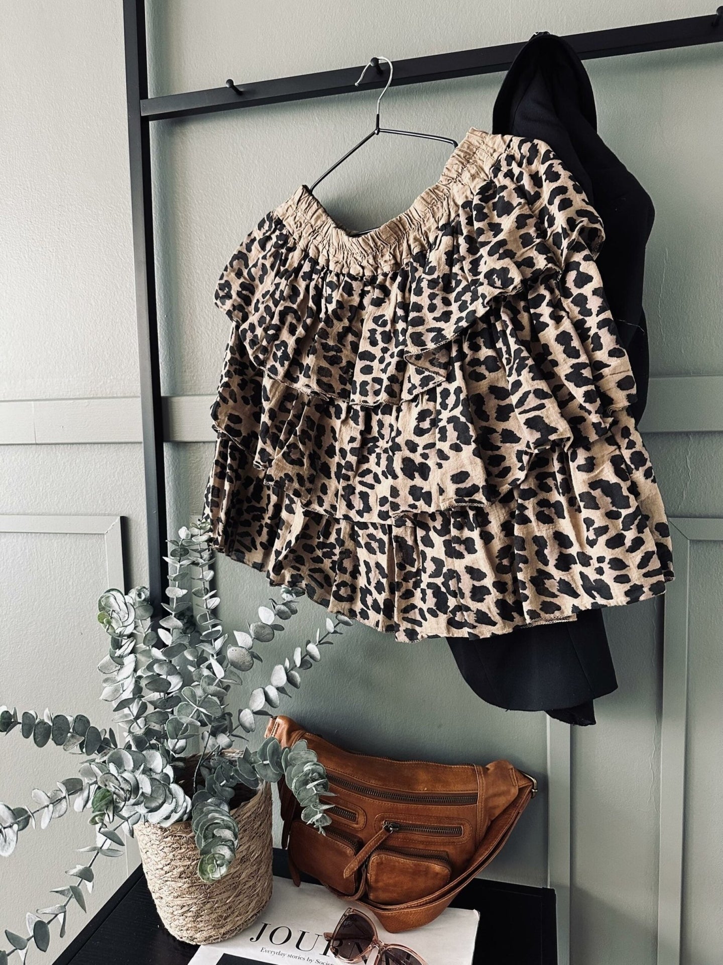 Nederdel i flere lag – Leopard - VIAMAJA.DK