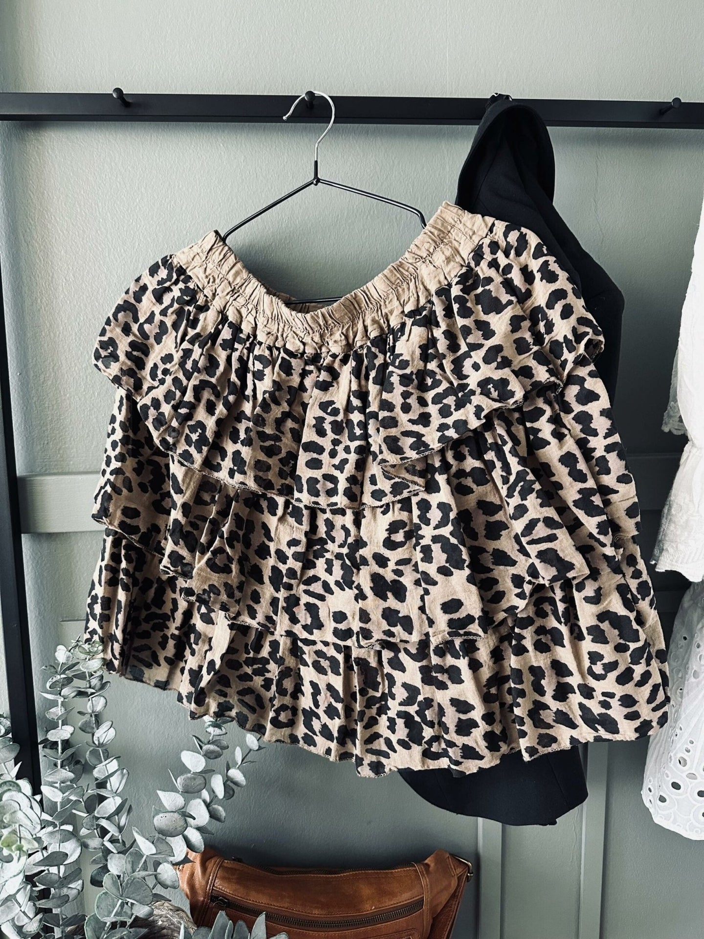 Nederdel i flere lag – Leopard - VIAMAJA.DK