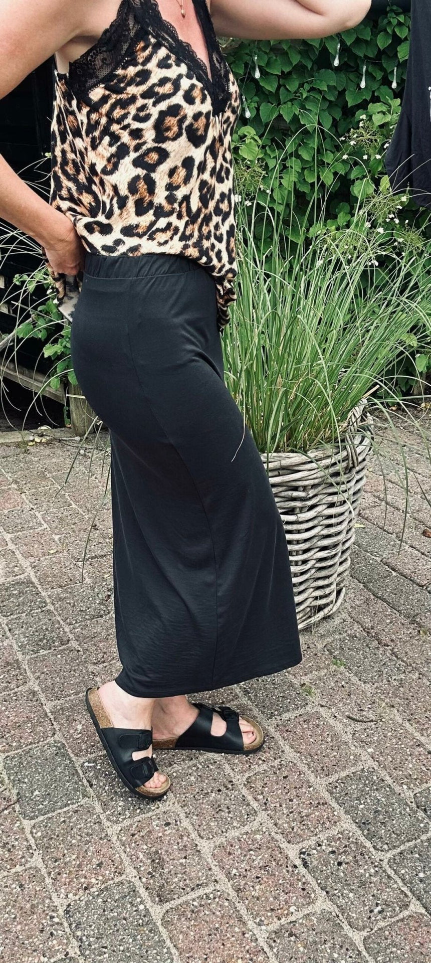 Nederdel med høj talje - VIAMAJA.DK