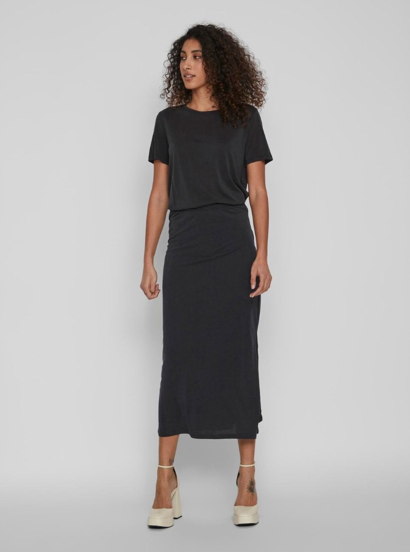 Nederdel med høj talje - VIAMAJA.DK