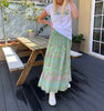 Kjol med smock - Green Princess